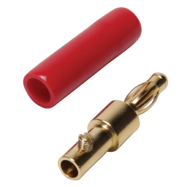 Main product image for Gold Plated Screw Type Banana Plugs 18-12 AWG 4 Pcs. 091-356